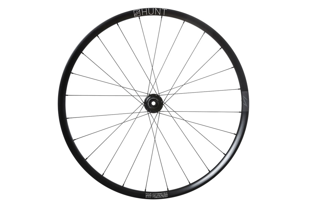 <h1>Rims</h1><i>HFR+ strong and lightweight 6061-T6 heat-treated rim, featuring an asymmetric shape, inverted from front to rear to provide balanced higher spoke tensions. The rim profile is disc specific which allows higher-strength to weight as no reinforcement is required for a braking surface. The extra wide rim at 26mm (22mm internal) which creates a great tyre profile with wider 25-50mm tyres, giving excellent grip and lower rolling resistance.</i>