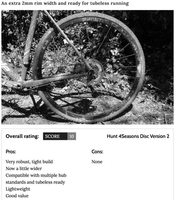Cycling Weekly 10/10 Review - MASON x HUNT 4 Season Disc Wheelset