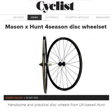 Cyclist Magazine Review - MASON x HUNT 4 Season Disc Wheelset