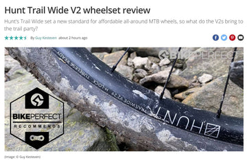 Bike Perfect 4.5/5 Review - Hunt Trail Wide Wheelset
