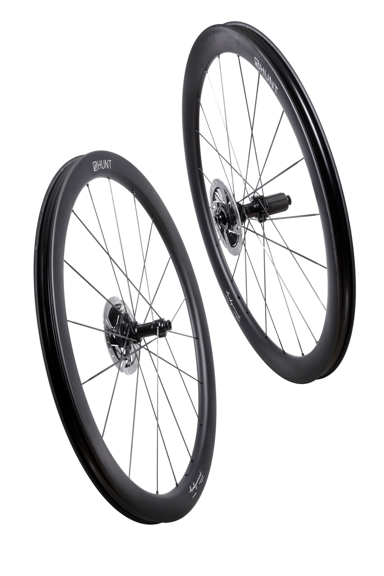 Hunt Rear Disc Wheel HUNT 44_46 Aerodynamicist UD Carbon Spoke Disc Wheelset – Hunt Bike Wheels
