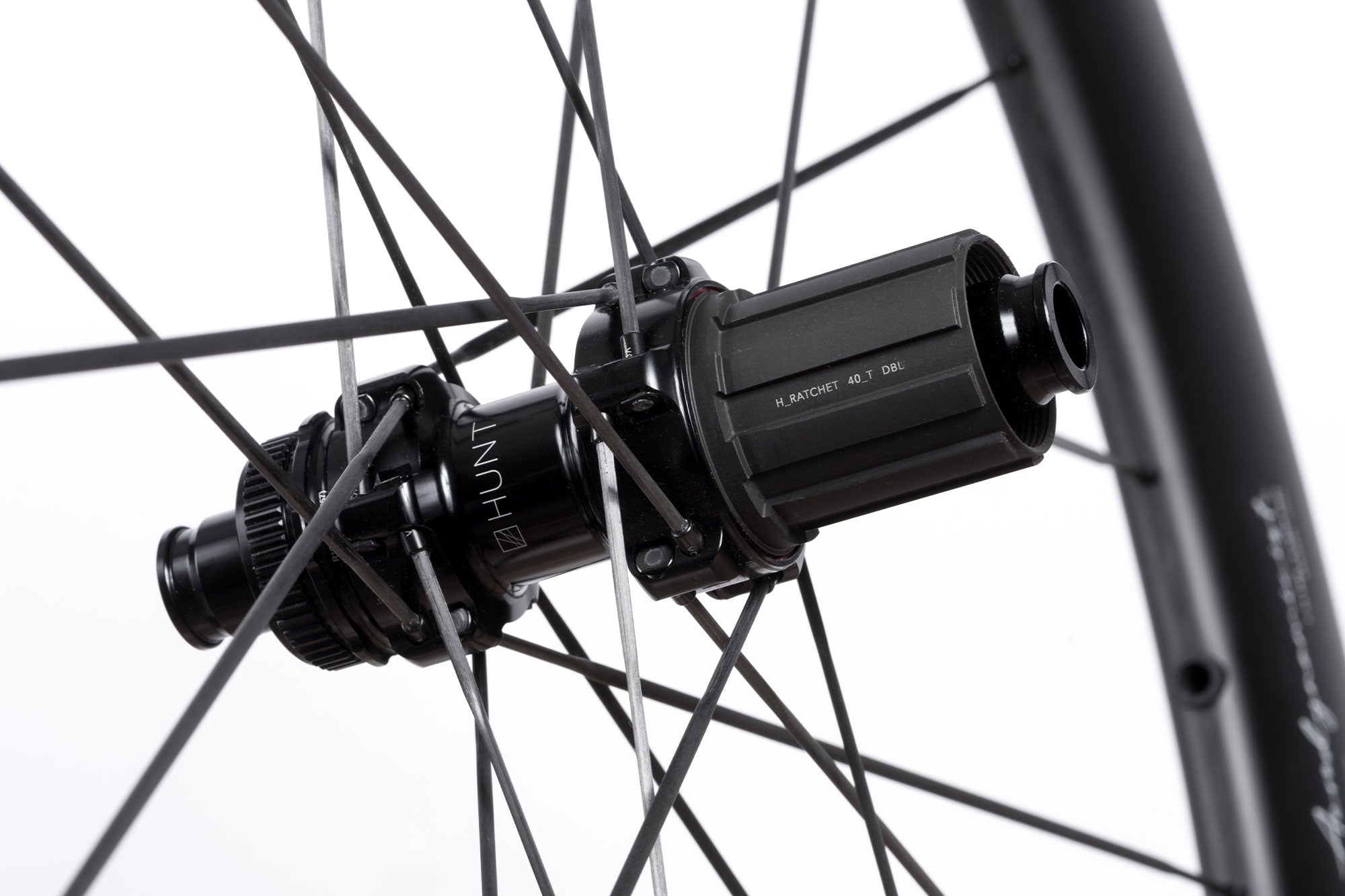 Hunt Rear Disc Wheel HUNT 54_58 Aerodynamicist UD Carbon Spoke Disc Wheelset – Hunt Bike Wheels