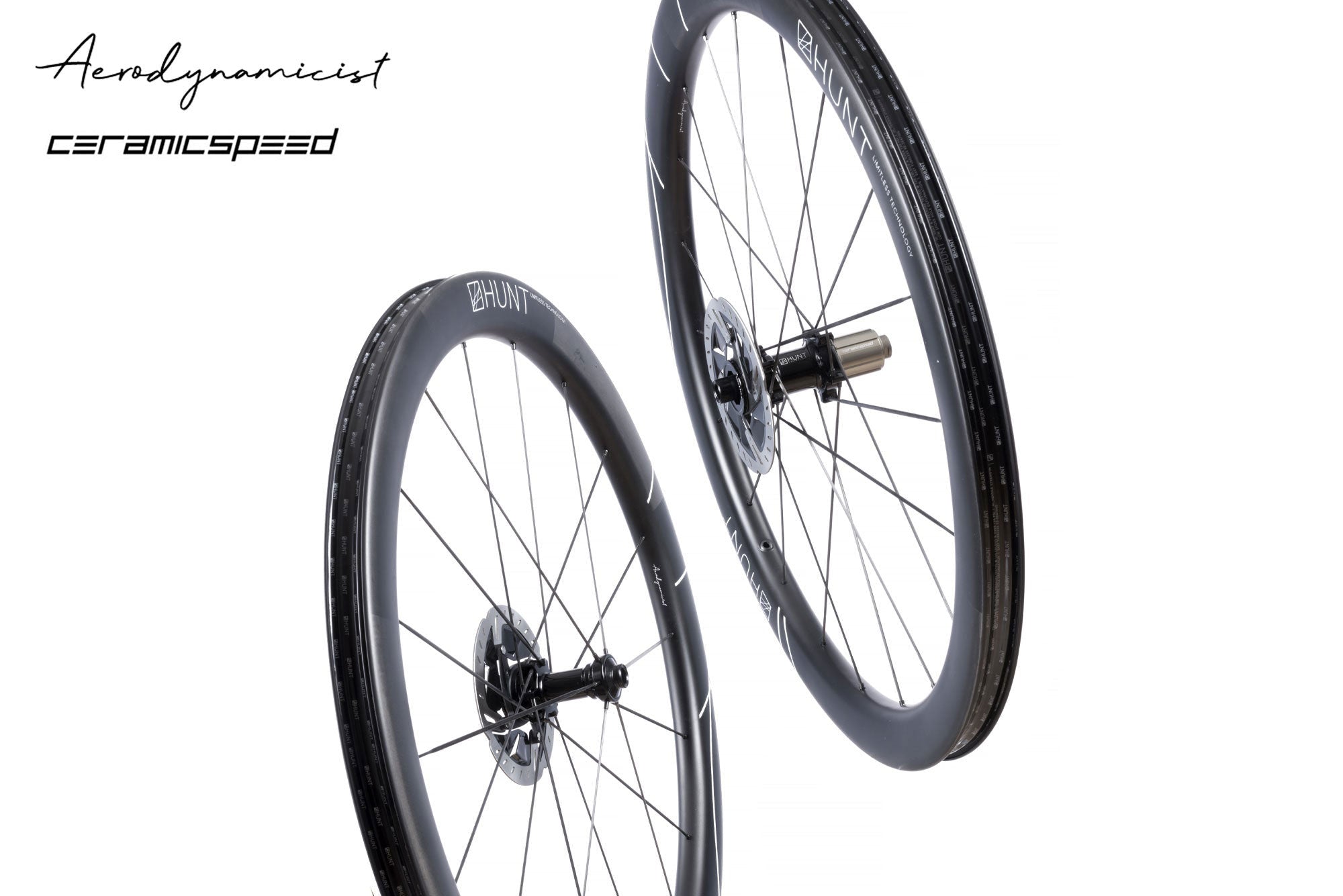 パーツ HUNT 48 Limitless UD Carbon Spoke Disc RE:NEW HUNT 48 Limitless UD Carbon Spoke Disc Wheelset – Hunt Bike