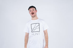 <h1>Hunt Casual T-shirt</h1><i>White</i>