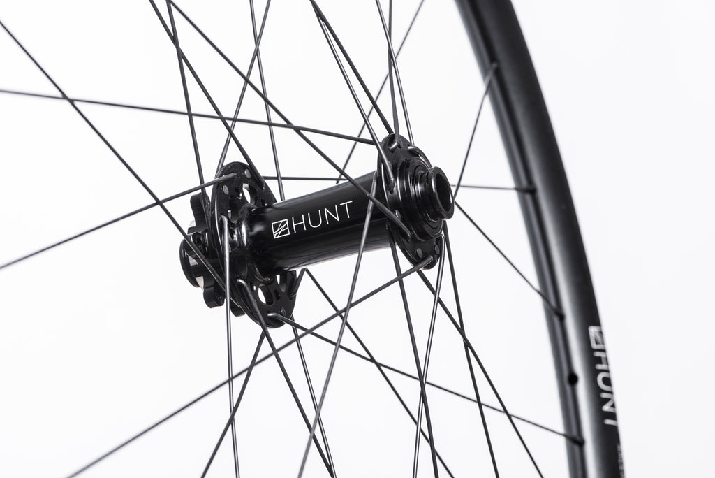 <H1>Front Hub</h1><i>We have gone all out on the front hub and beefed it up over our XCWide and Trailwide wheelsets. Featuring an oversized shell to accomodate larger and extremely durable bearings and 7075-T6 series alloy axles to increase stiffness. These hubs have been hand selected based on their ability to perform on the most aggressive trails</i>